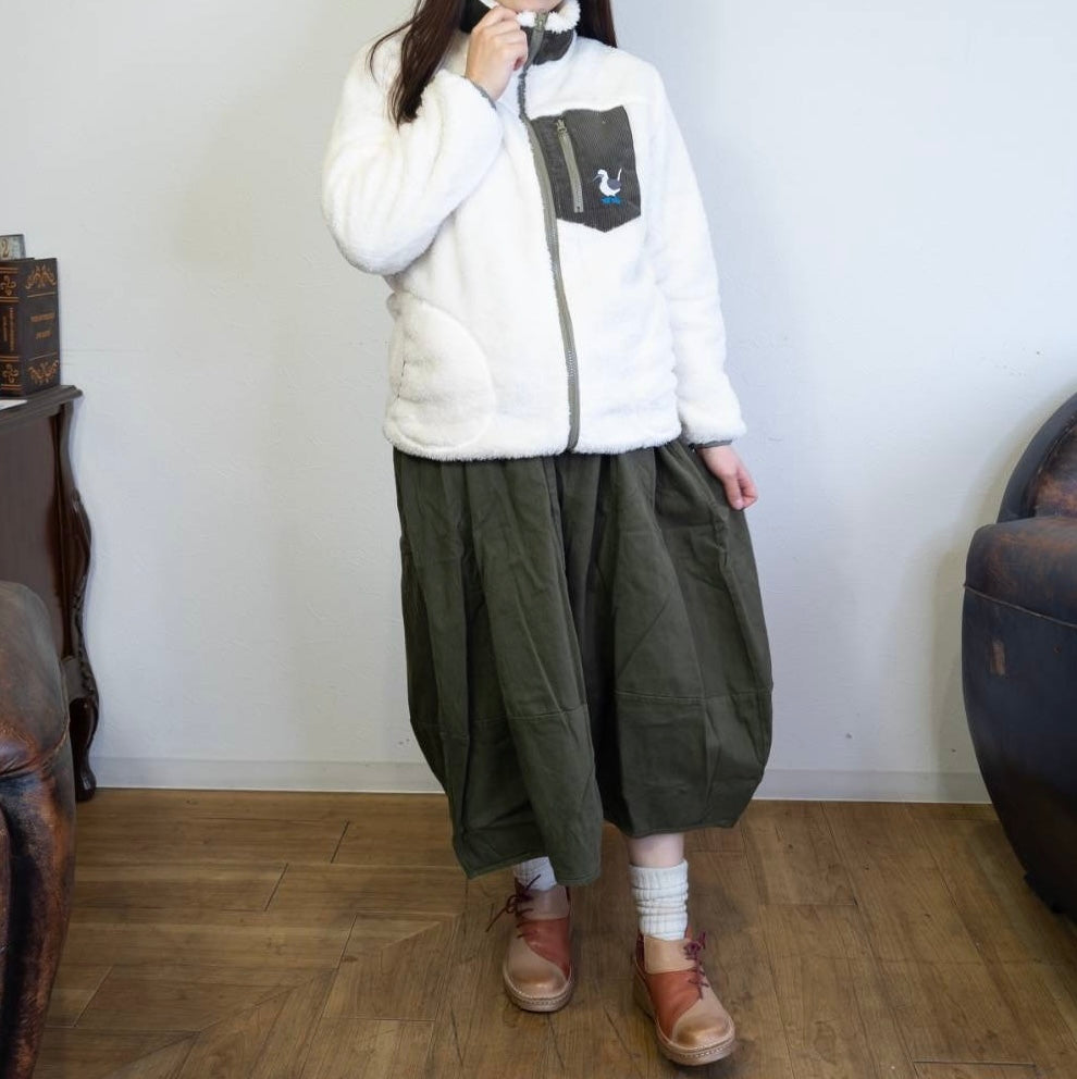 アオアシカツオドリスタンドボアジャケット