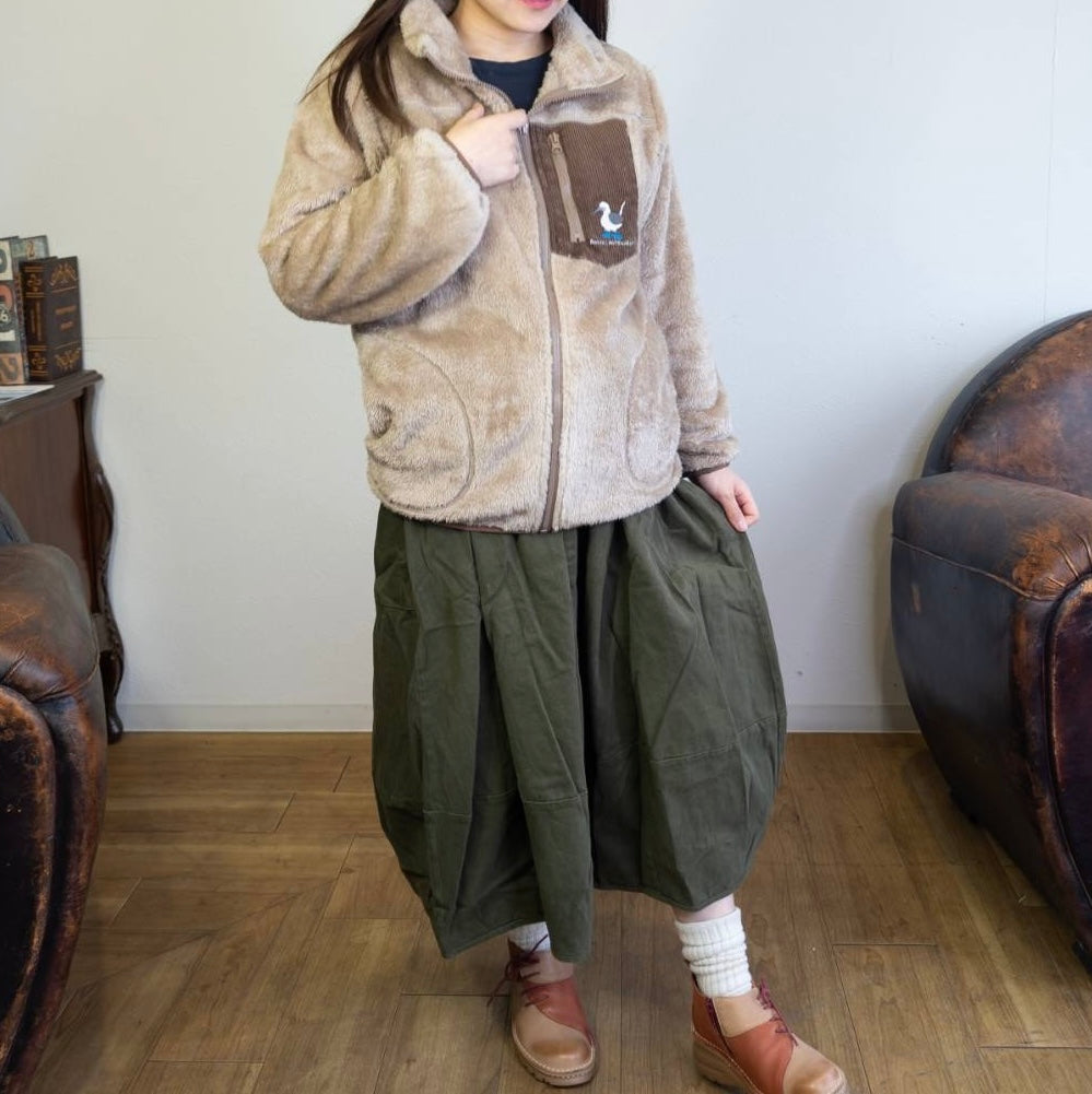 アオアシカツオドリスタンドボアジャケット