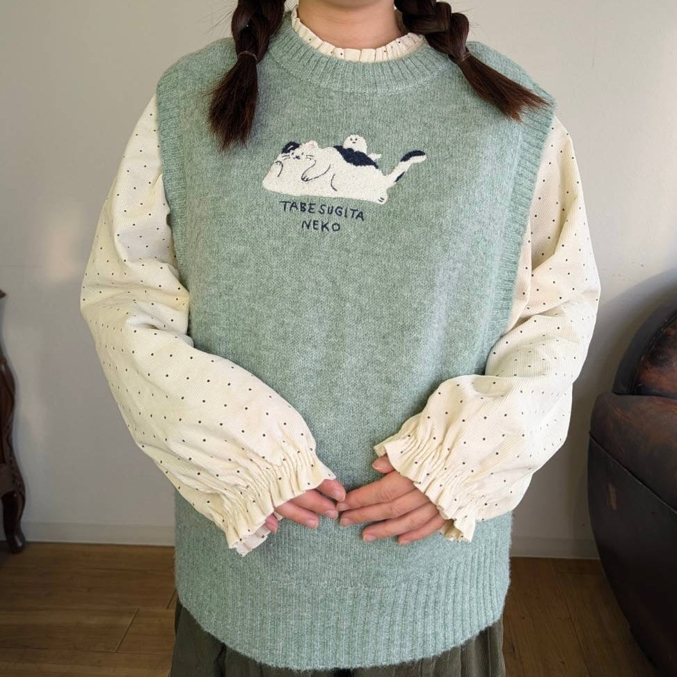 食べ過ぎた猫ベスト