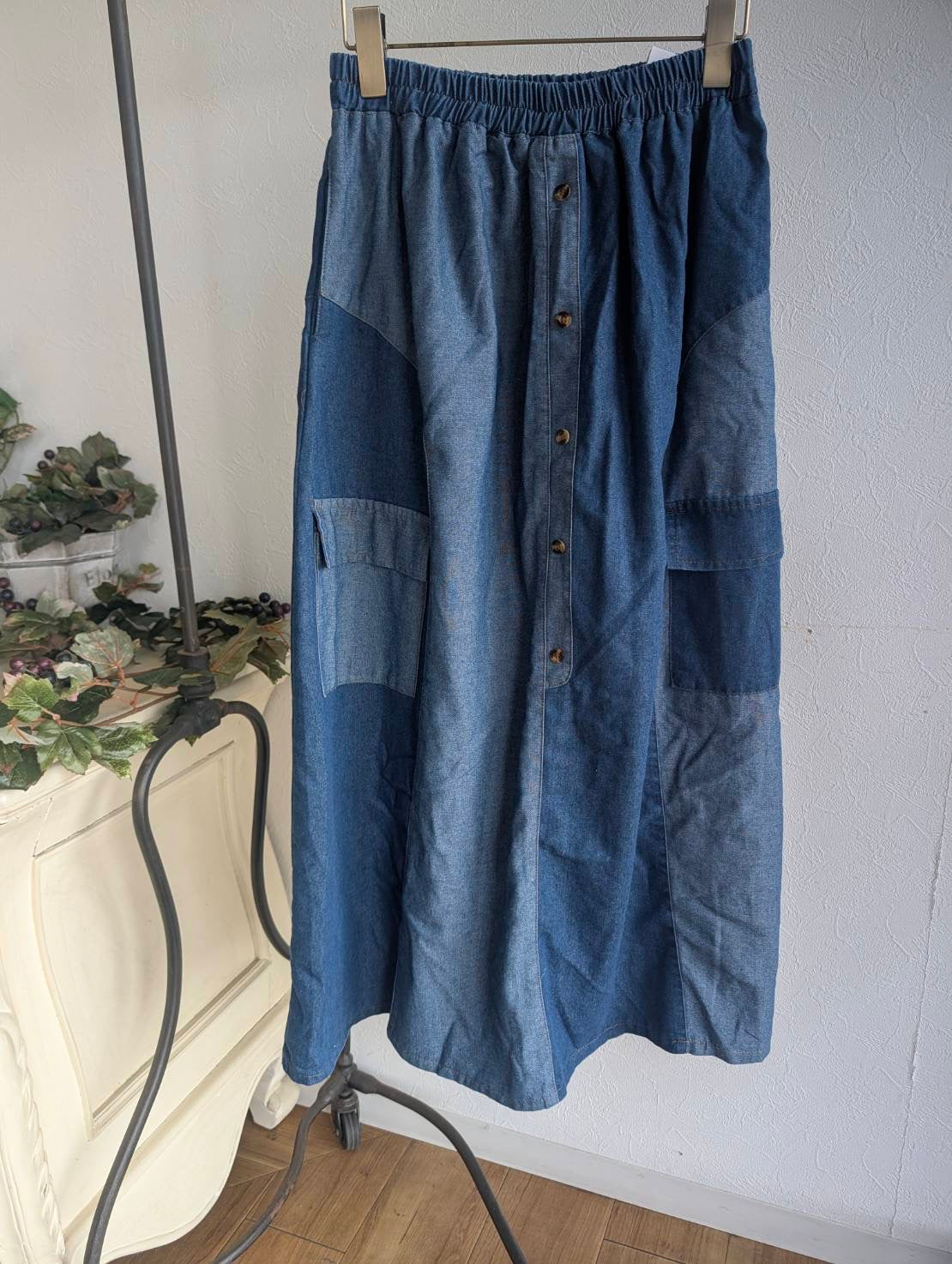 雲と海の蒼スカート