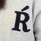 R刺繡ジャガードプルオーバー