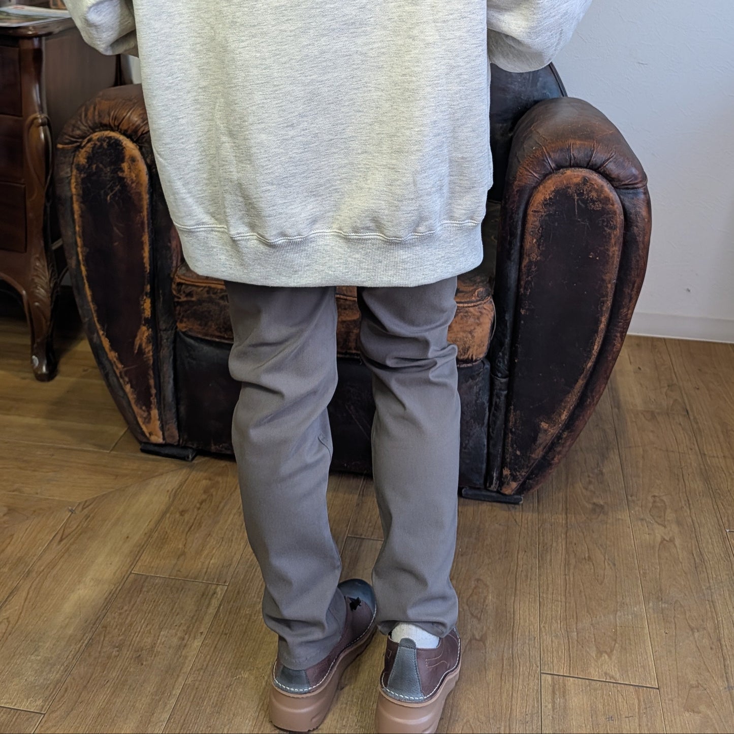 食べ過ぎた猫裏起毛パーカー