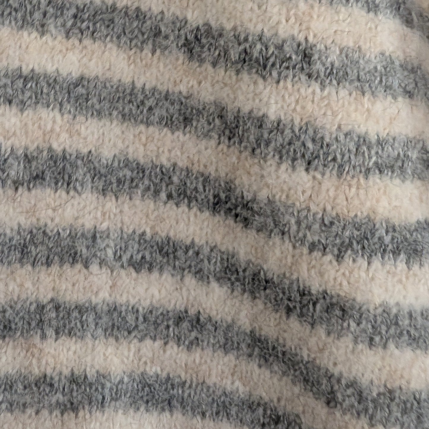 メランジ配色切替カーディガン