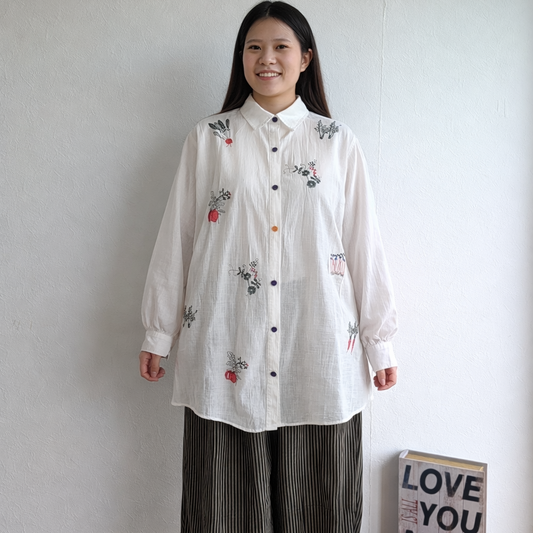 野菜のつぶやきブラウス