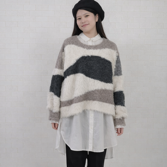 シャギーブークレプルオーバー