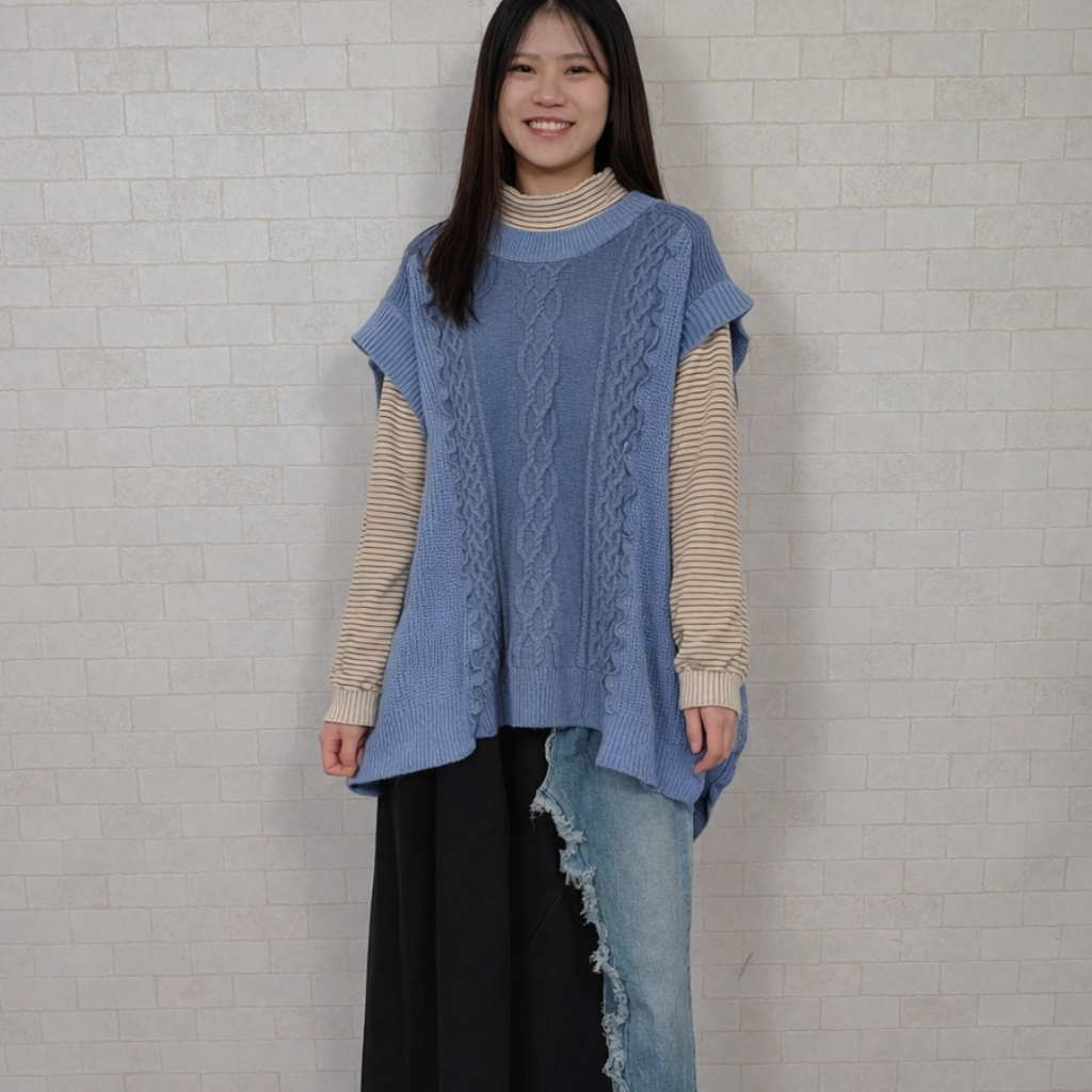 ちょうどいいボーダープルオーバー