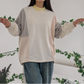 裏毛ワッフル切り替えチュニック
