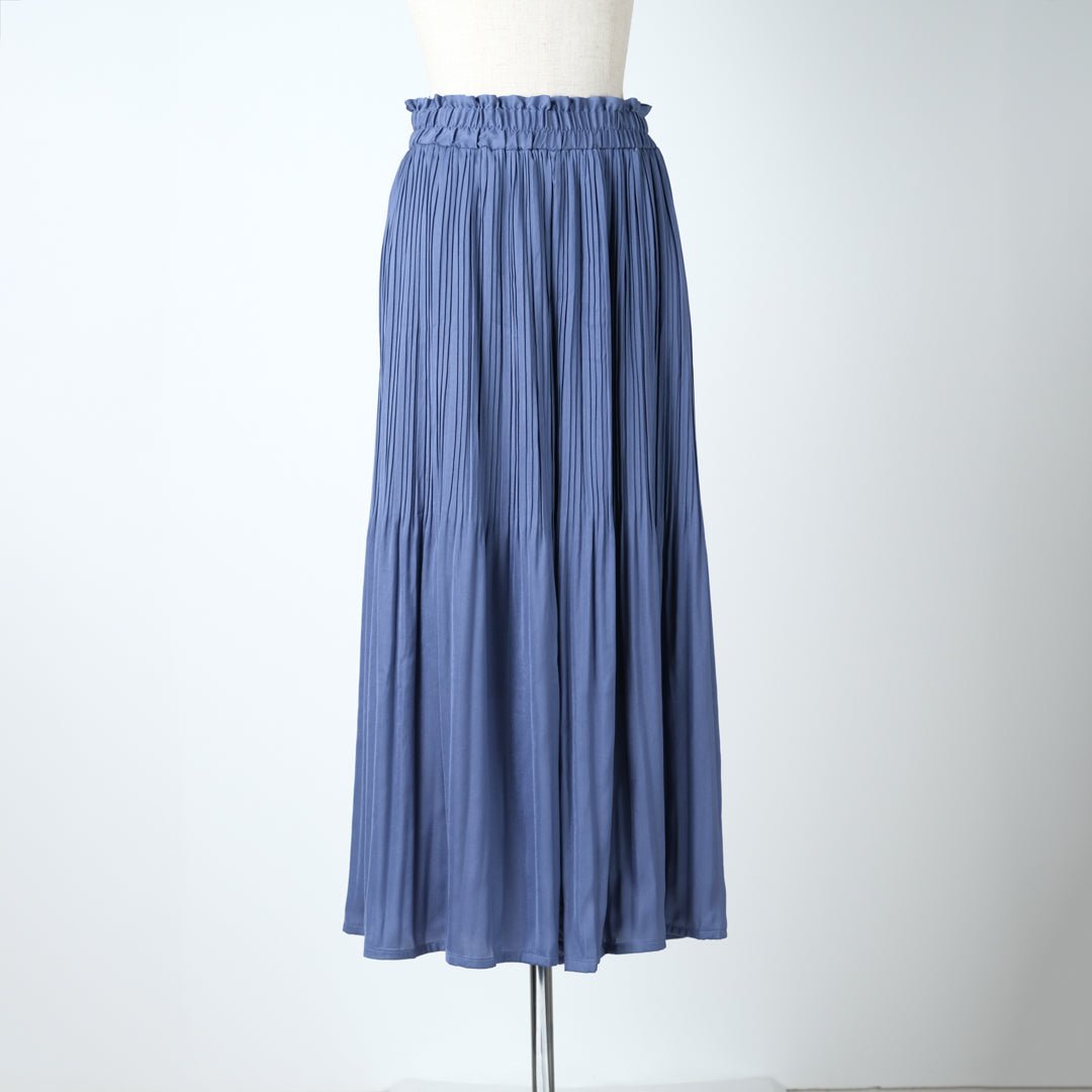 ヴィンテージサテン消しプリーツパンツ - to blossom (8207676145796)