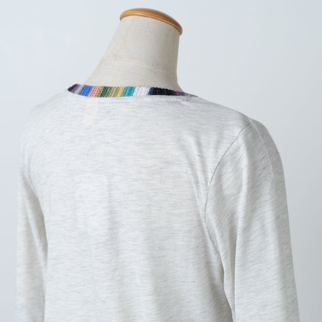 袖ジャガード切替プルオーバー - to blossom (8200650981508)