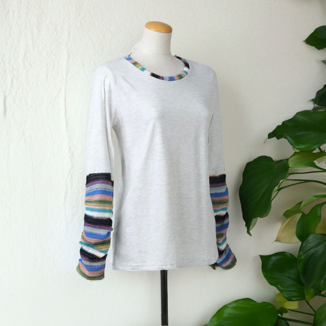 袖ジャガード切替プルオーバー (8200650981508)