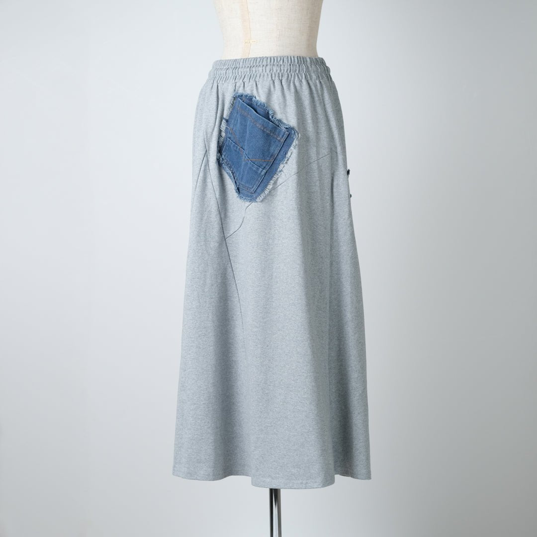 切替デニムスカート - to blossom (8198991544452)