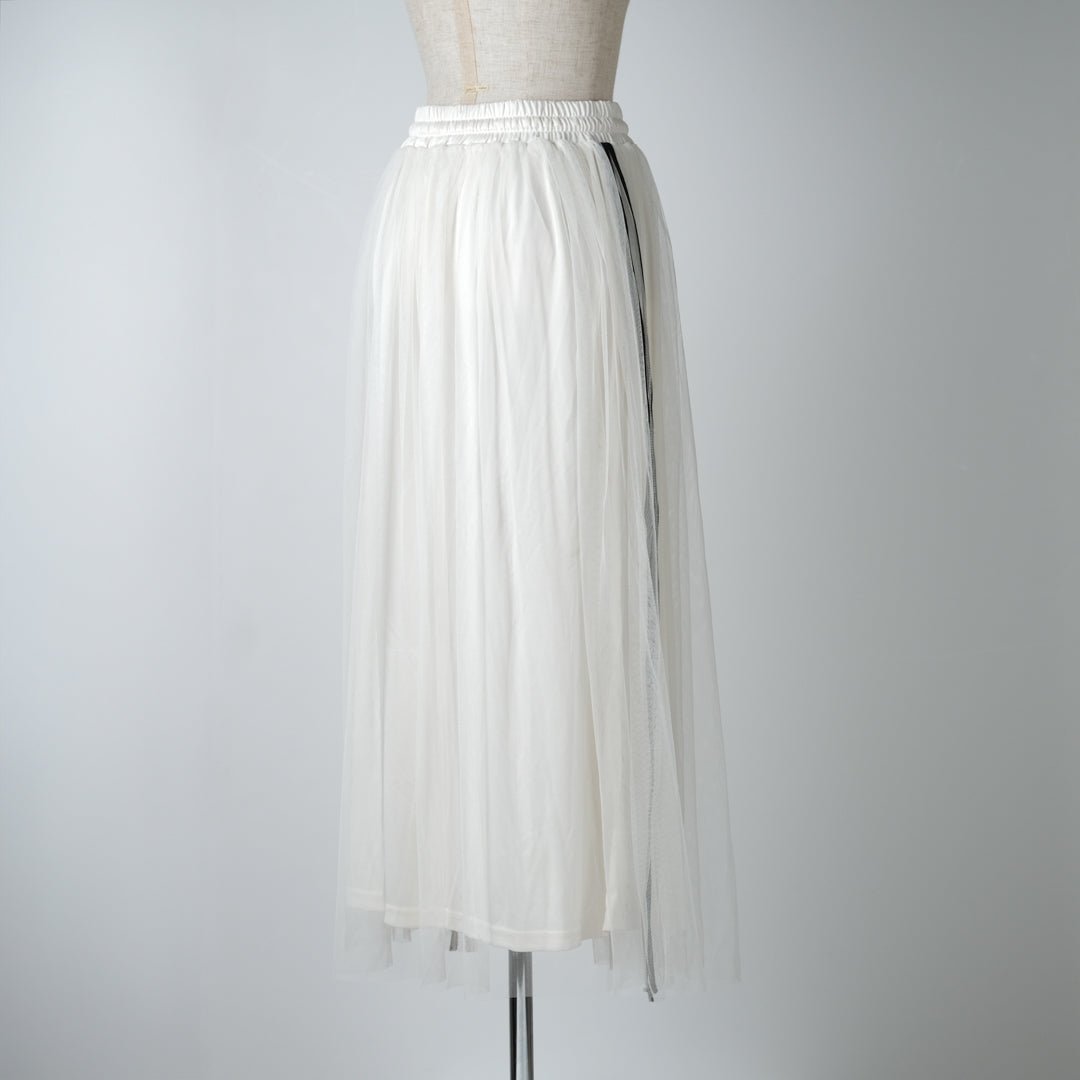 サイドライン入りギャザースカート - to blossom (8207674605700)