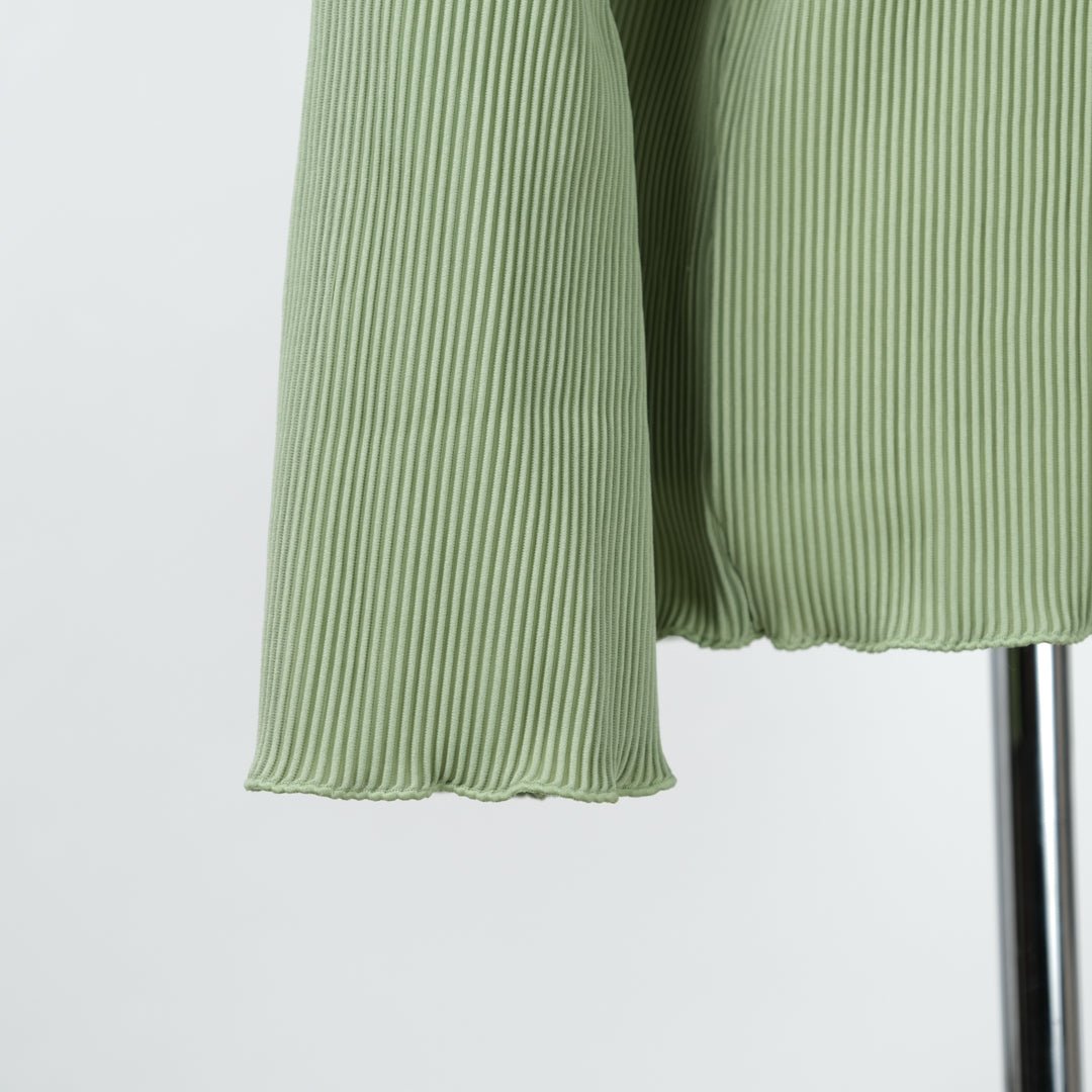 フレア袖プリーツメローカットソー - to blossom (8213526642820)