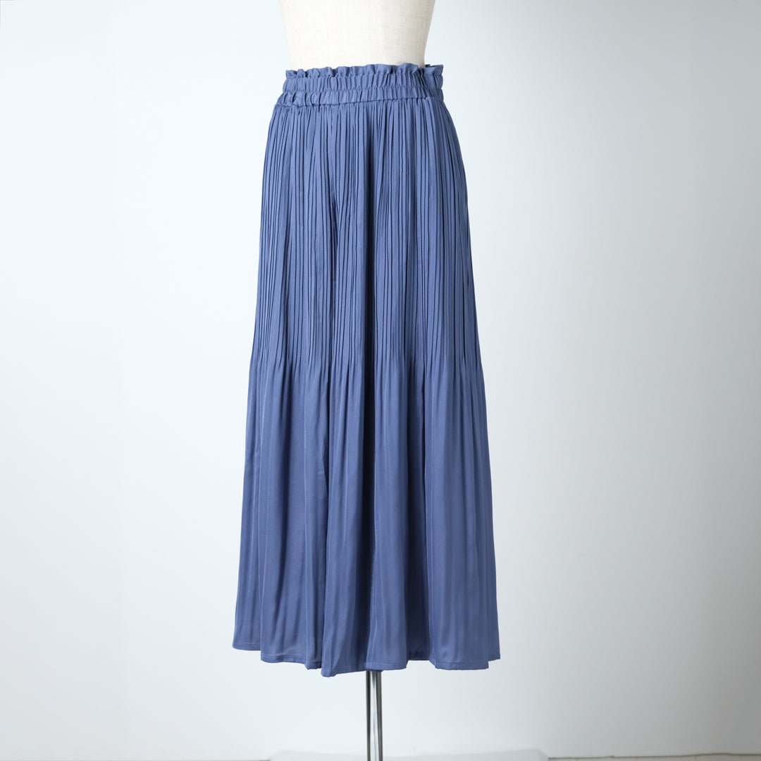 ヴィンテージサテン消しプリーツパンツ - to blossom (8207676145796)