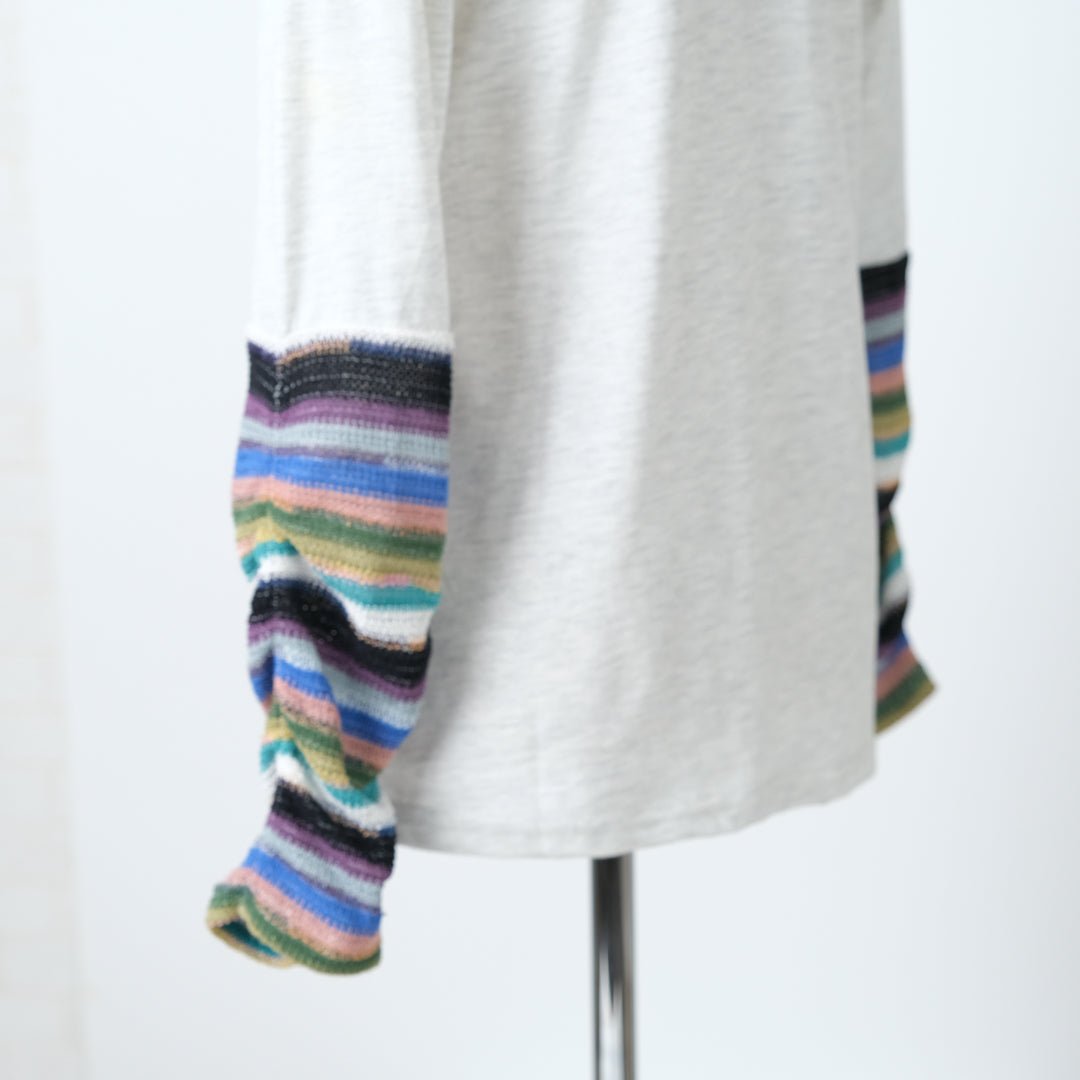 袖ジャガード切替プルオーバー - to blossom (8200650981508)