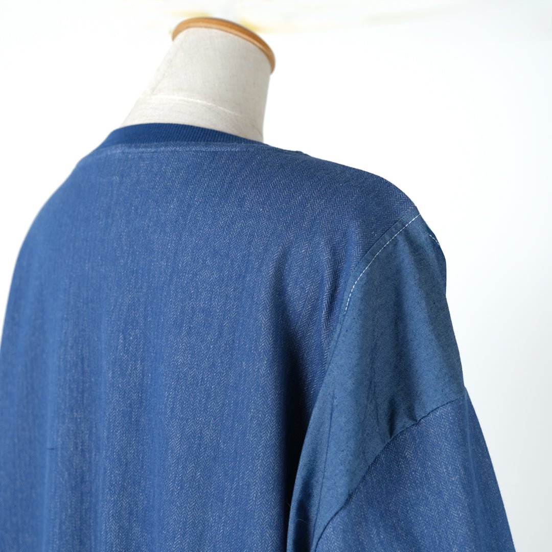 デニム風ポケットワンピース - to blossom (8207639511172)