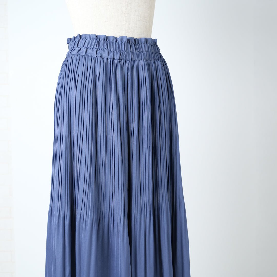 ヴィンテージサテン消しプリーツパンツ - to blossom (8207676145796)