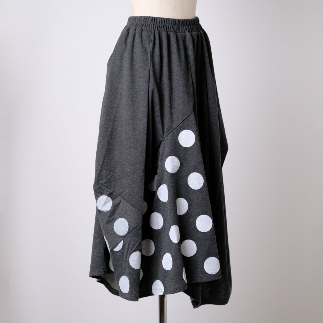 ドット切替アシメスカート - to blossom (8184659705988)