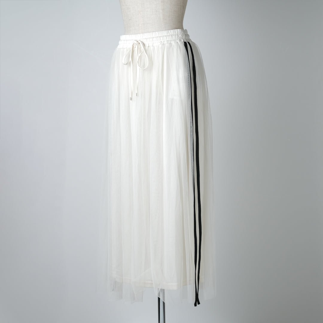 サイドライン入りギャザースカート - to blossom (8207674605700)