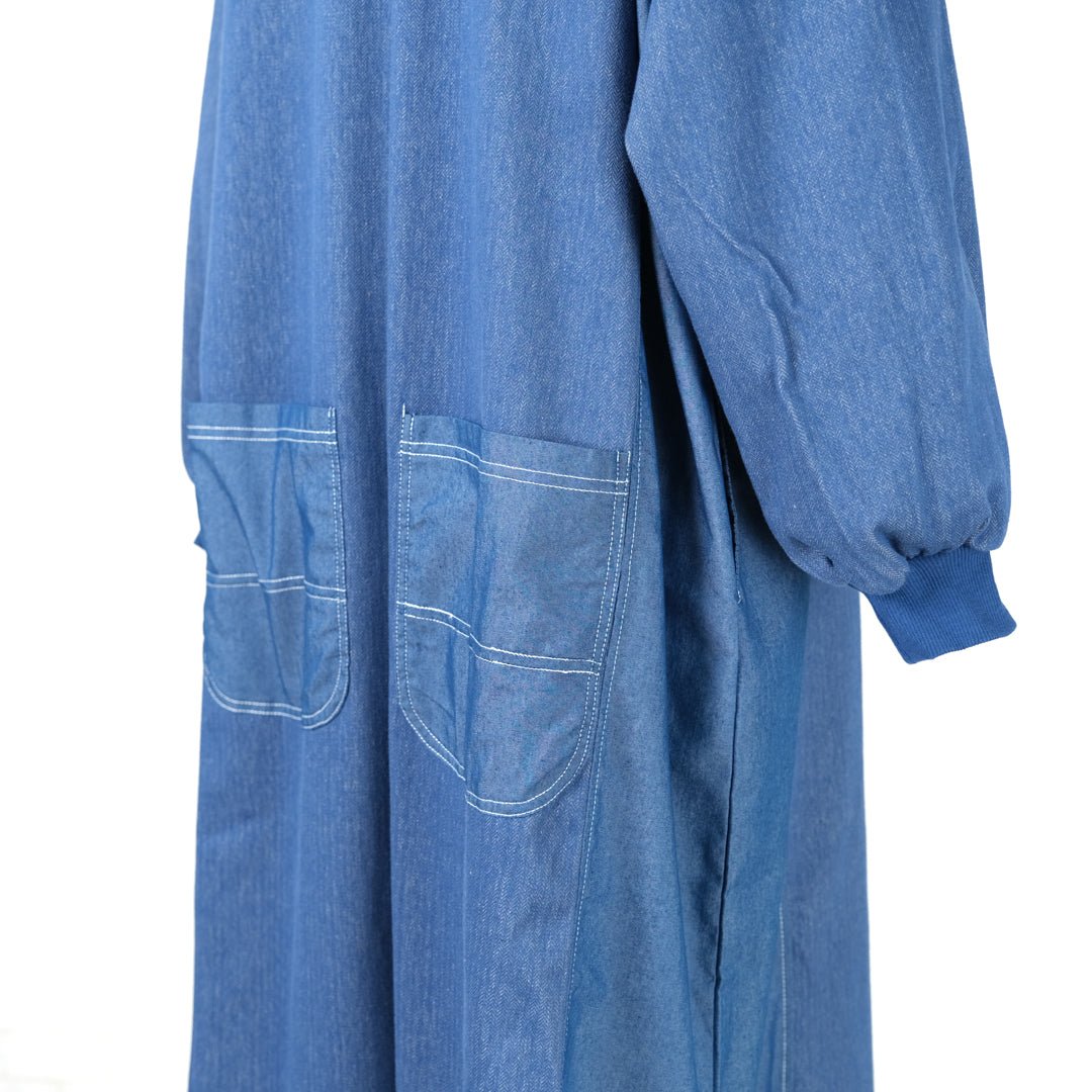 デニム風ポケットワンピース - to blossom (8207639511172)