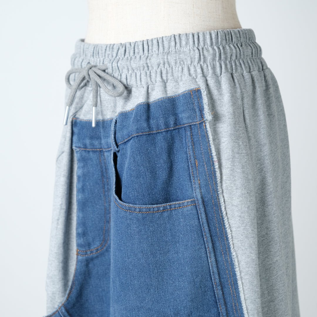 切替デニムスカート - to blossom (8198991544452)