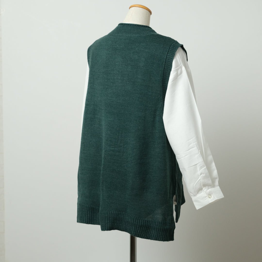 ニットベスト＋ブラウスアンサンブル - to blossom (8189758701700)