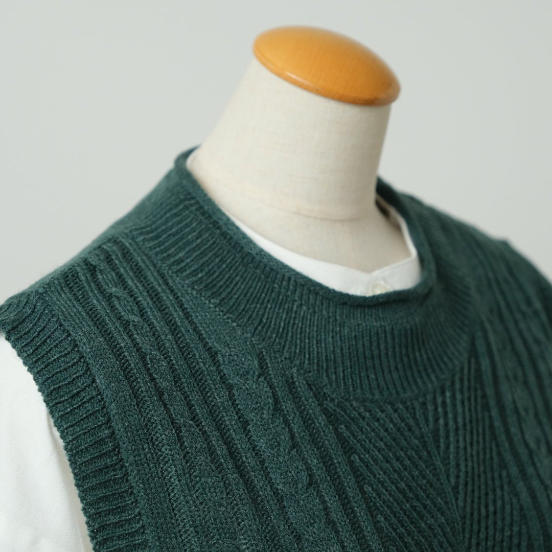 ニットベスト＋ブラウスアンサンブル - to blossom (8189758701700)