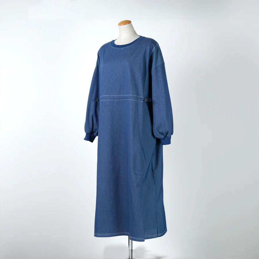 デニム風ポケットワンピース - to blossom (8207639511172)