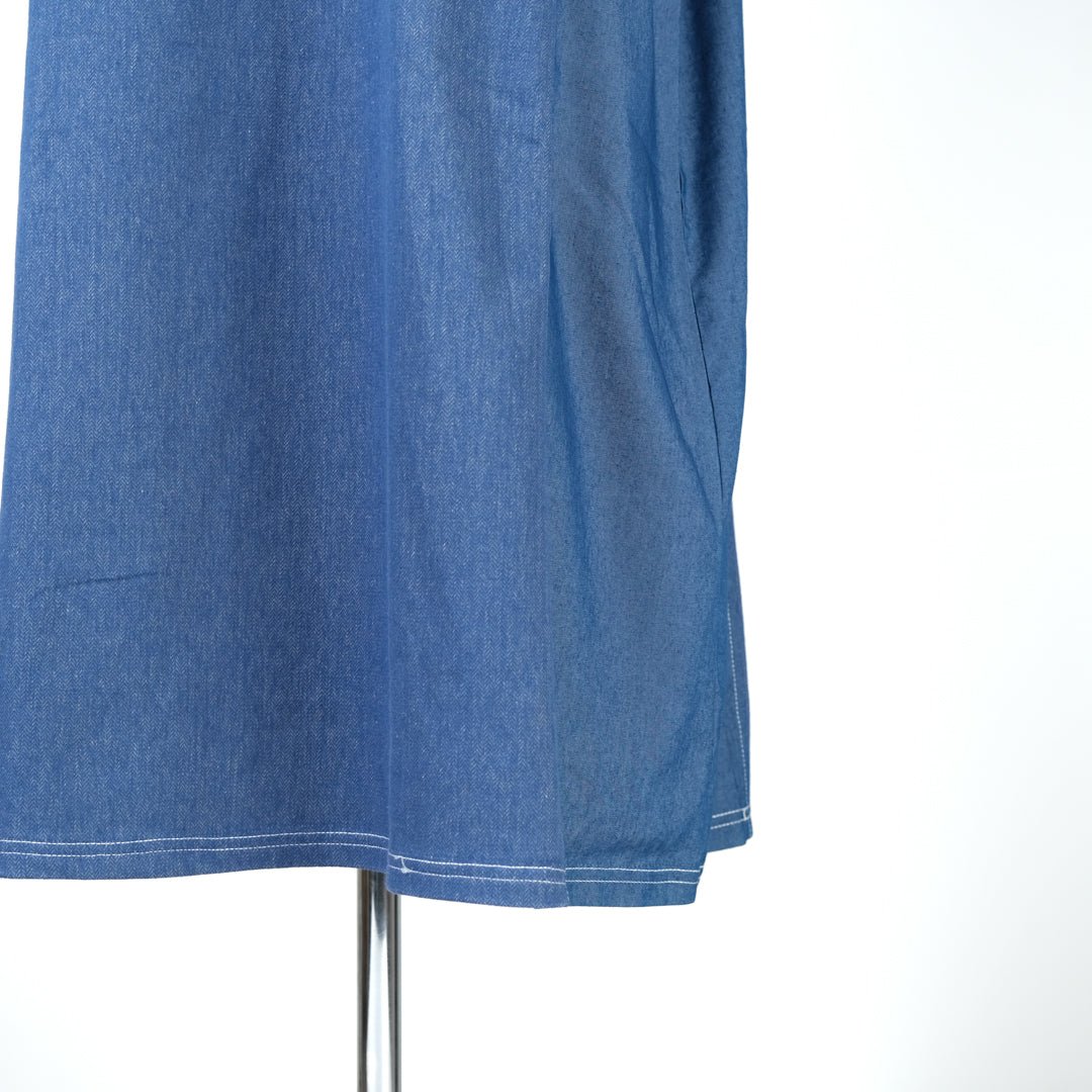 デニム風ポケットワンピース - to blossom (8207639511172)