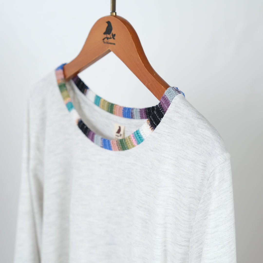 袖ジャガード切替プルオーバー - to blossom (8200650981508)