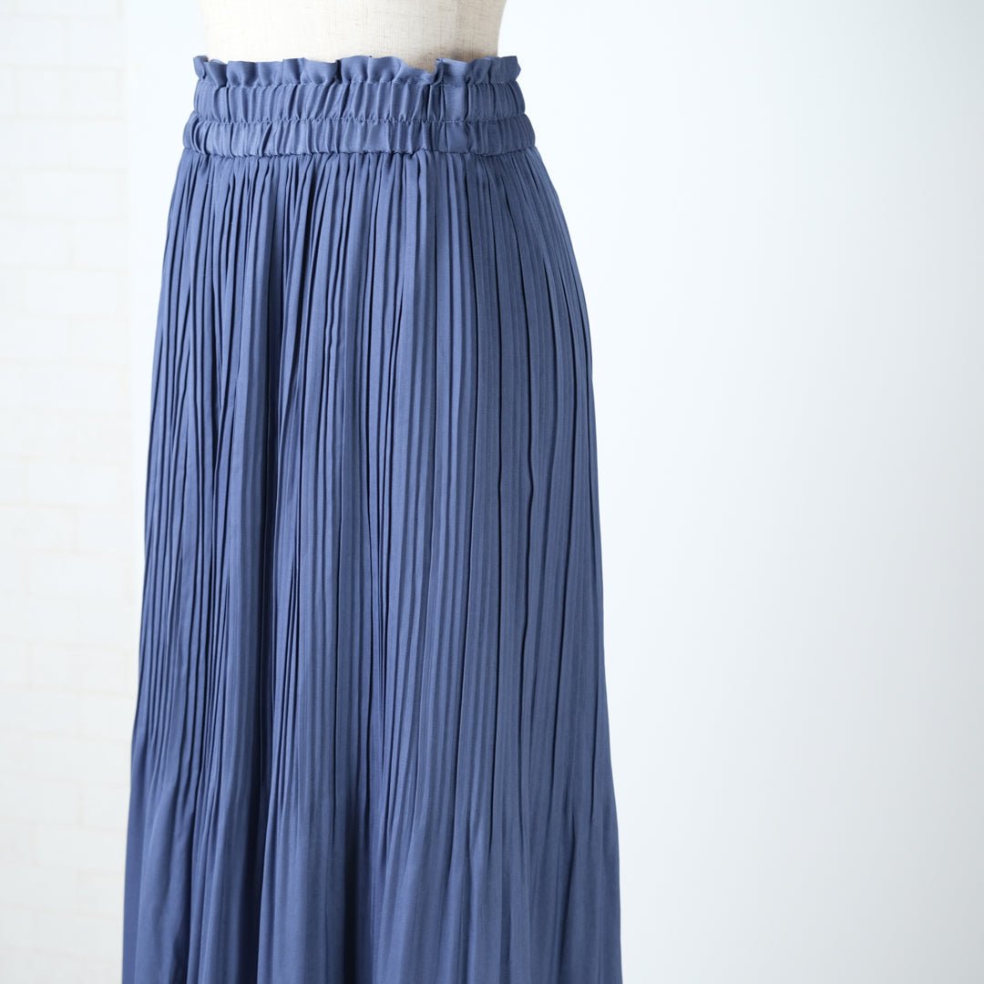 ヴィンテージサテン消しプリーツパンツ - to blossom (8207676145796)