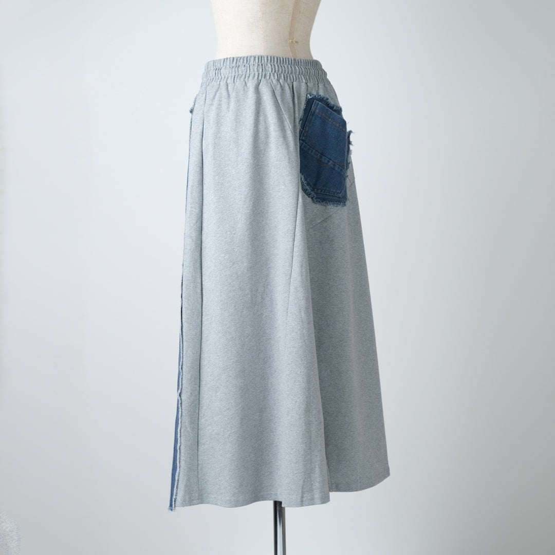 切替デニムスカート - to blossom (8198991544452)