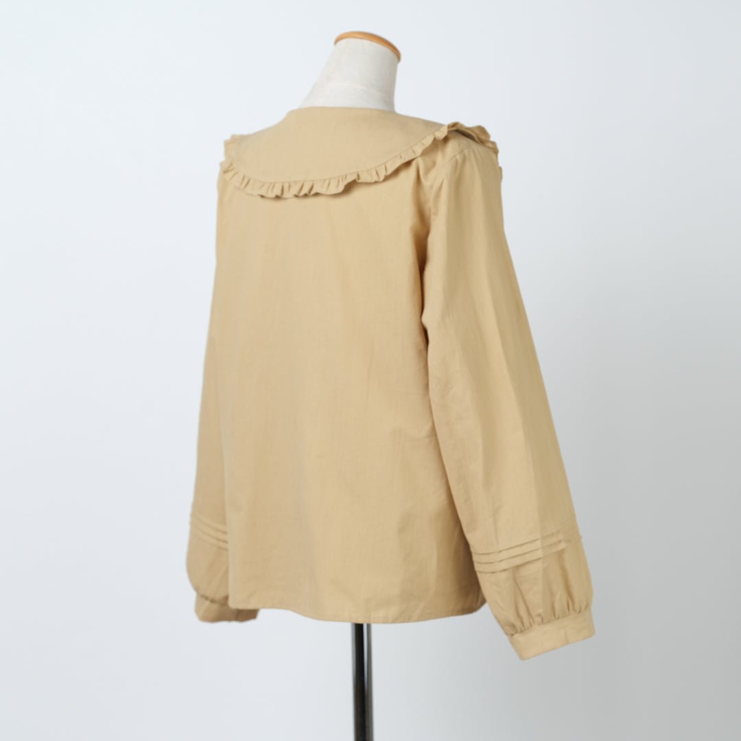 襟花刺しゅうブラウス - to blossom (8200247312516)