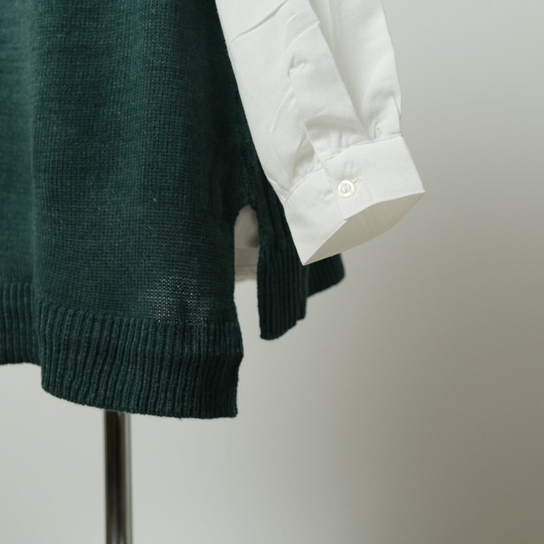 ニットベスト＋ブラウスアンサンブル - to blossom (8189758701700)