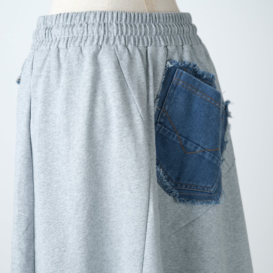 切替デニムスカート - to blossom (8198991544452)