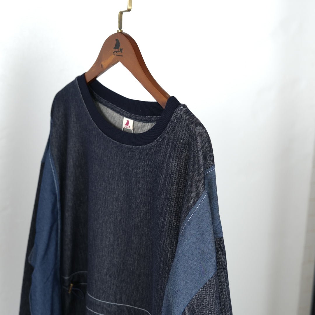 デニム風ポケットワンピース - to blossom (8207639511172)