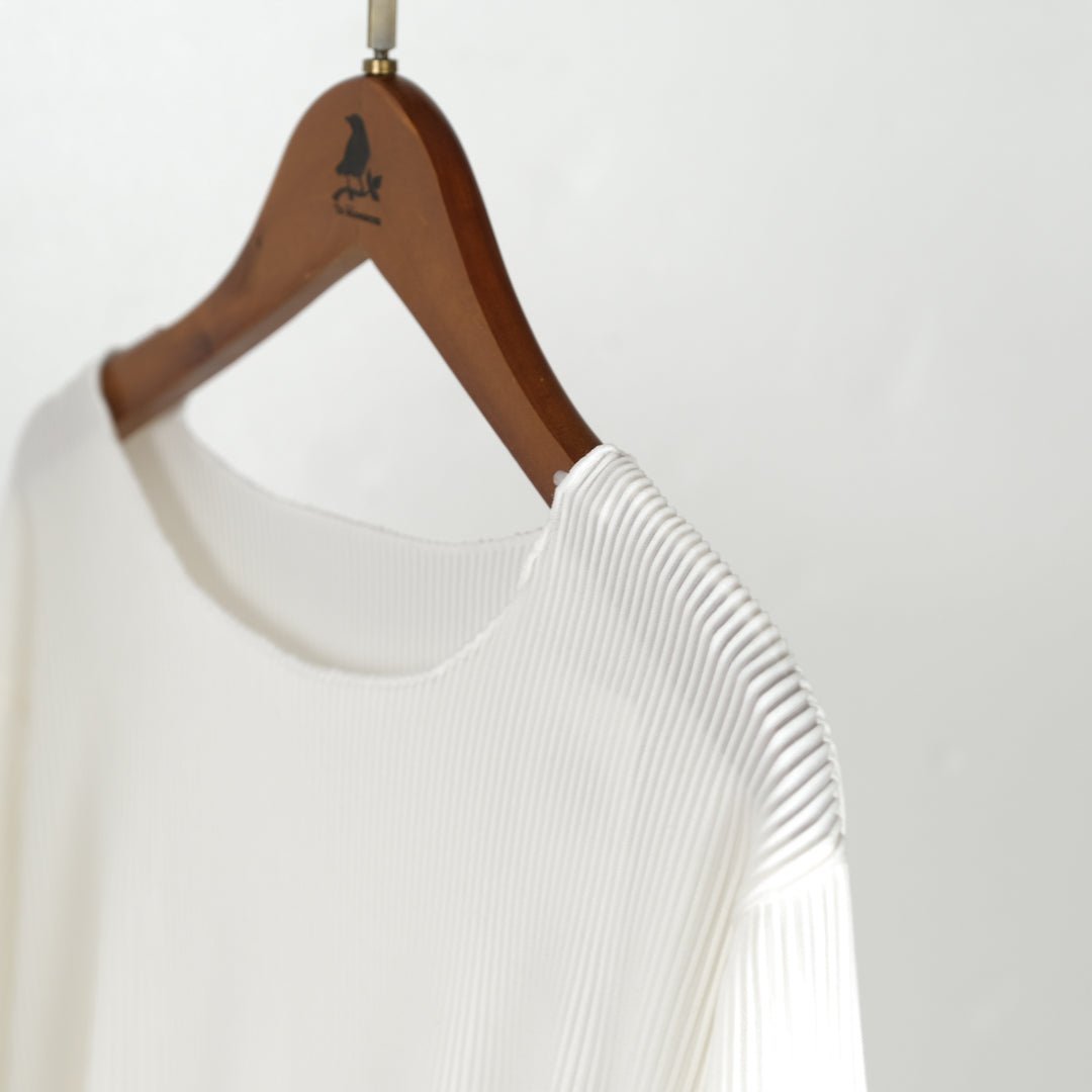 フレア袖プリーツメローカットソー - to blossom (8213526642820)