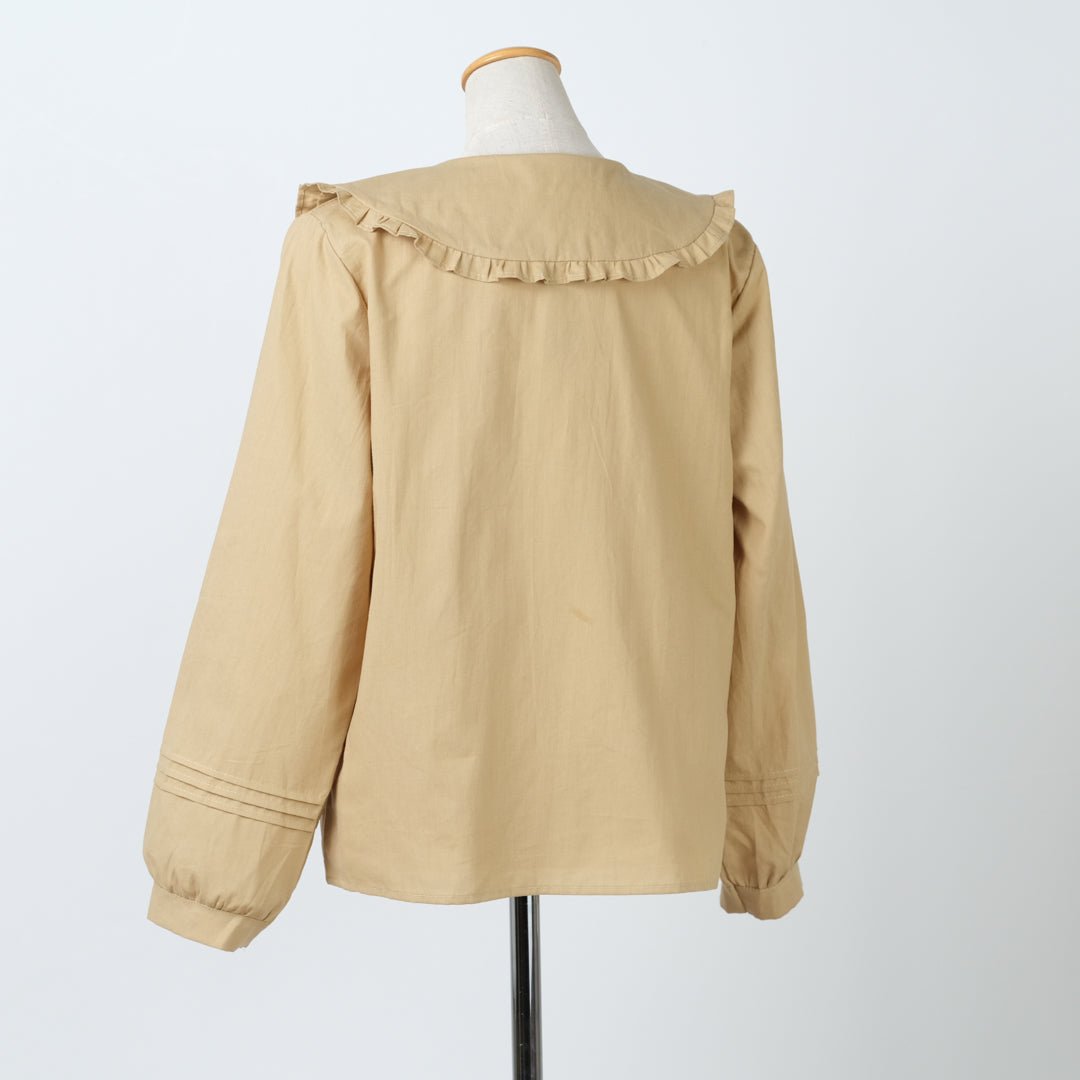 襟花刺しゅうブラウス - to blossom (8200247312516)