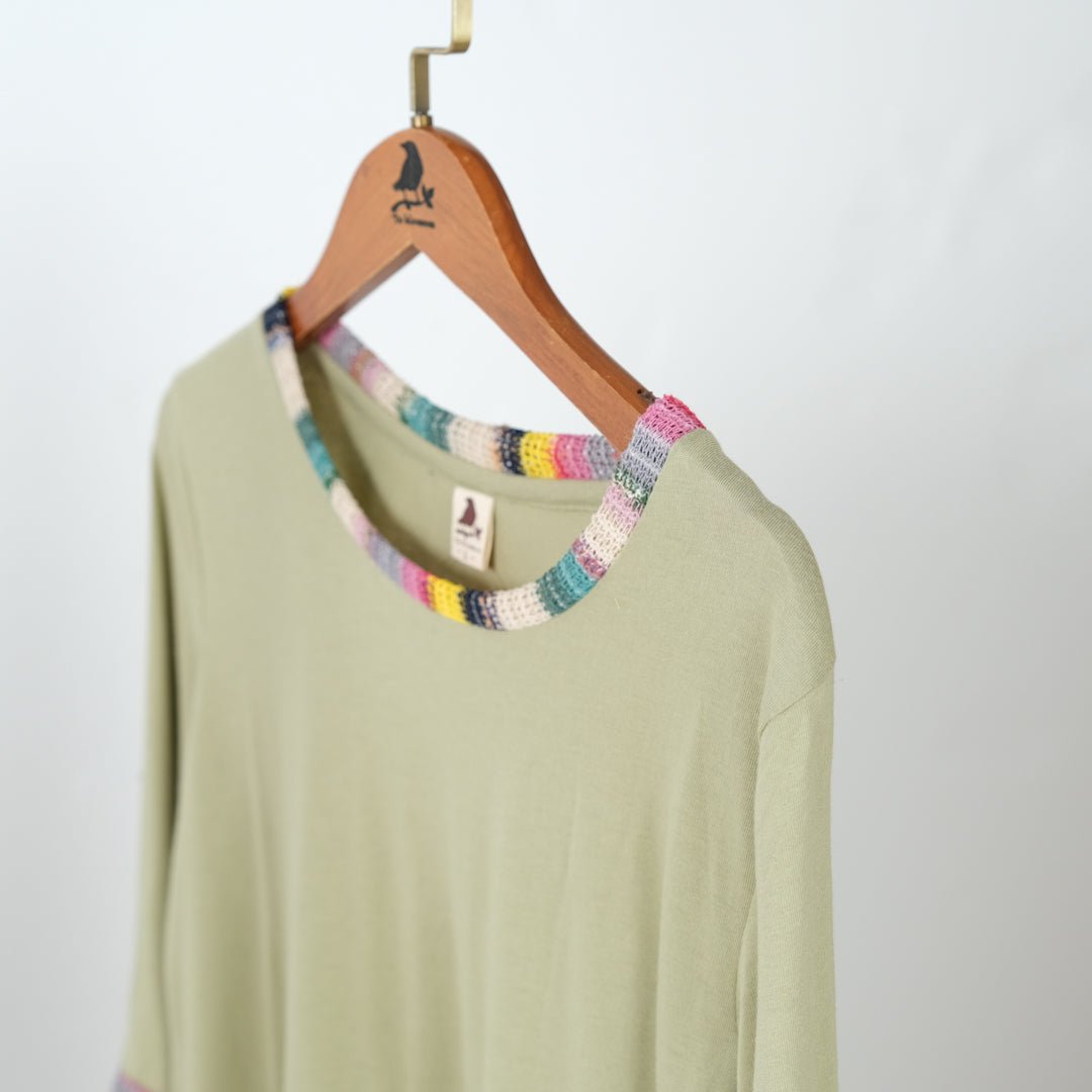 袖ジャガード切替プルオーバー - to blossom (8200650981508)