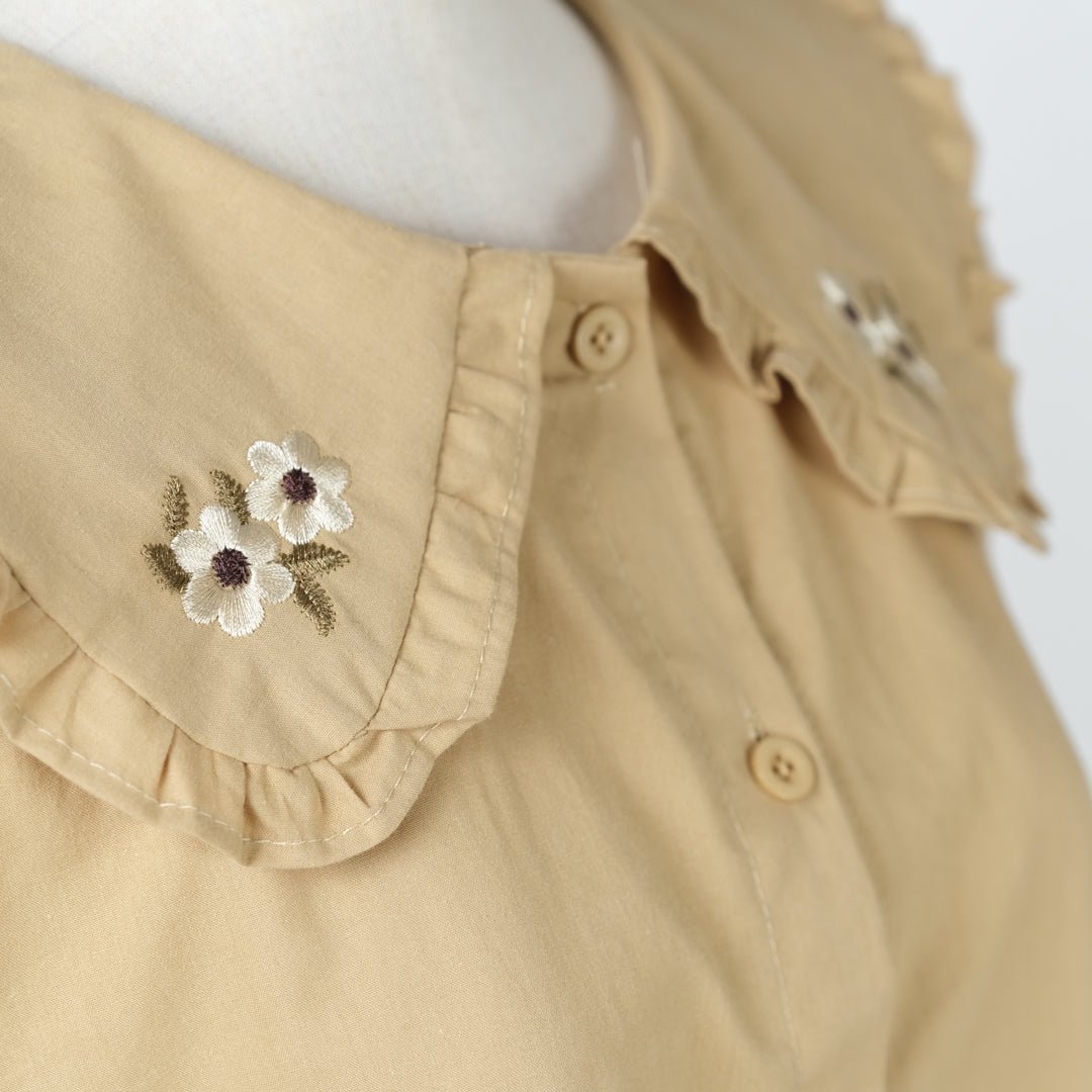 襟花刺しゅうブラウス - to blossom (8200247312516)