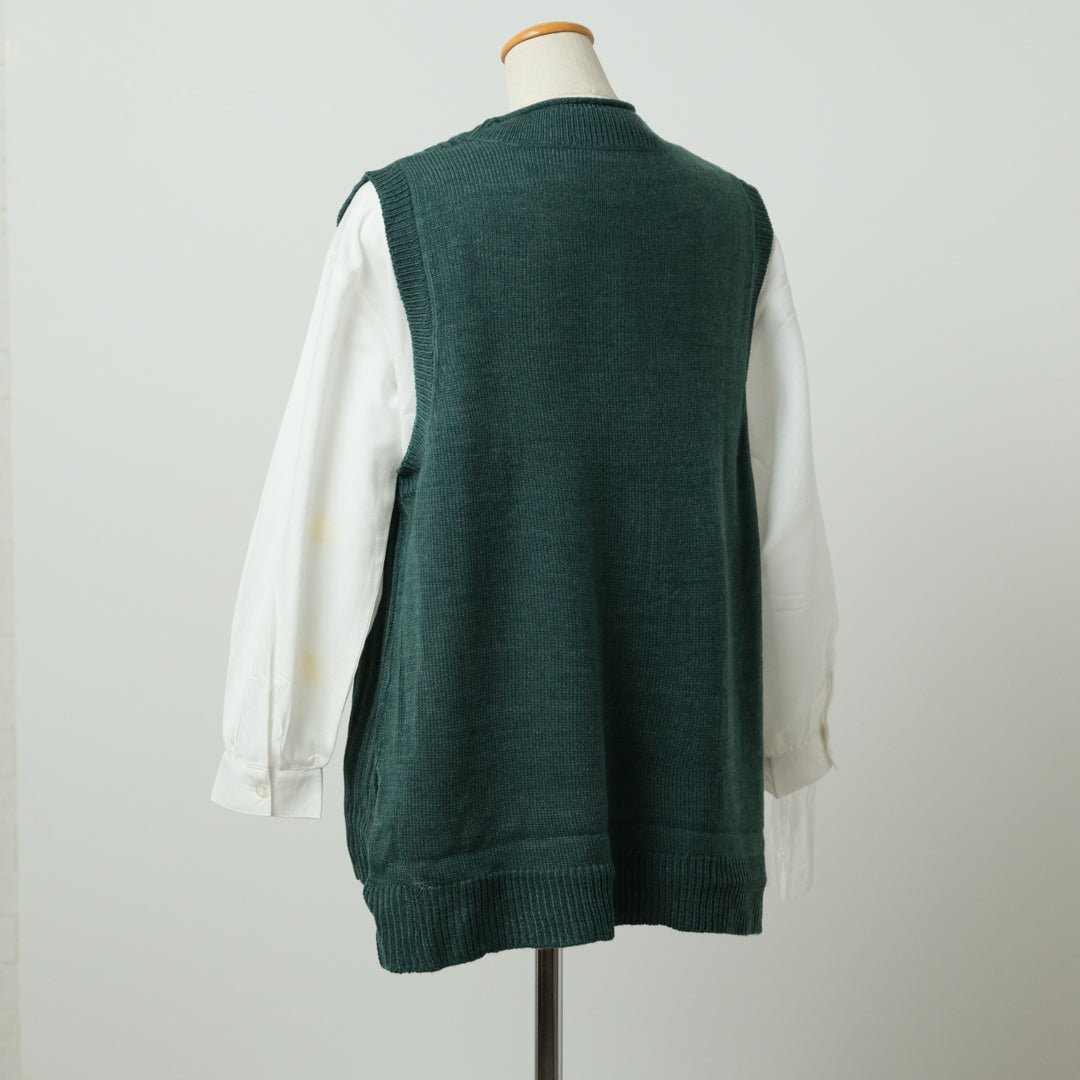 ニットベスト＋ブラウスアンサンブル - to blossom (8189758701700)