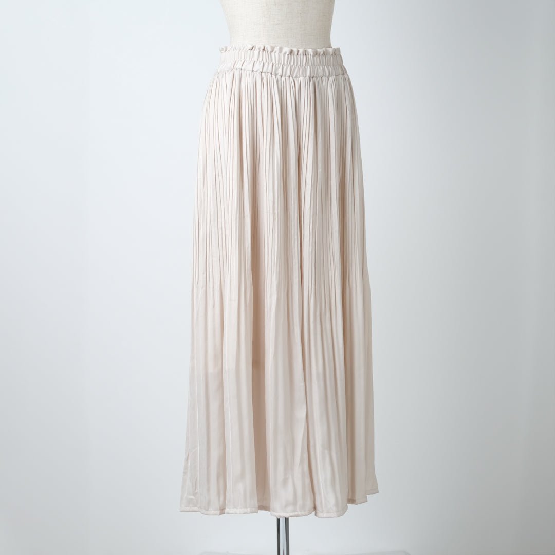 ヴィンテージサテン消しプリーツパンツ - to blossom (8207676145796)