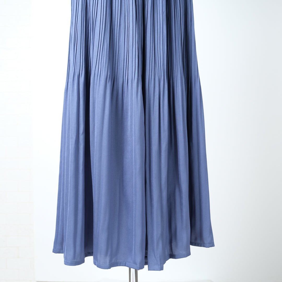 ヴィンテージサテン消しプリーツパンツ - to blossom (8207676145796)