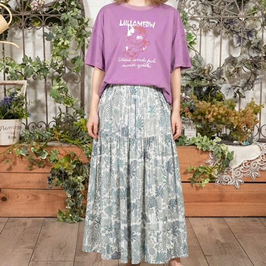 植物園図鑑みたいなスカート　