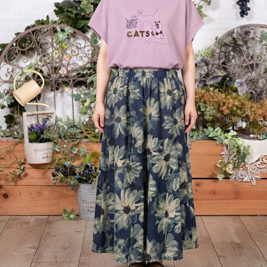 森の花便りスカート