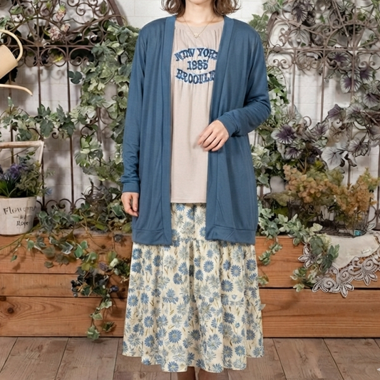 接触冷感シャーリングフレンチスリーブ