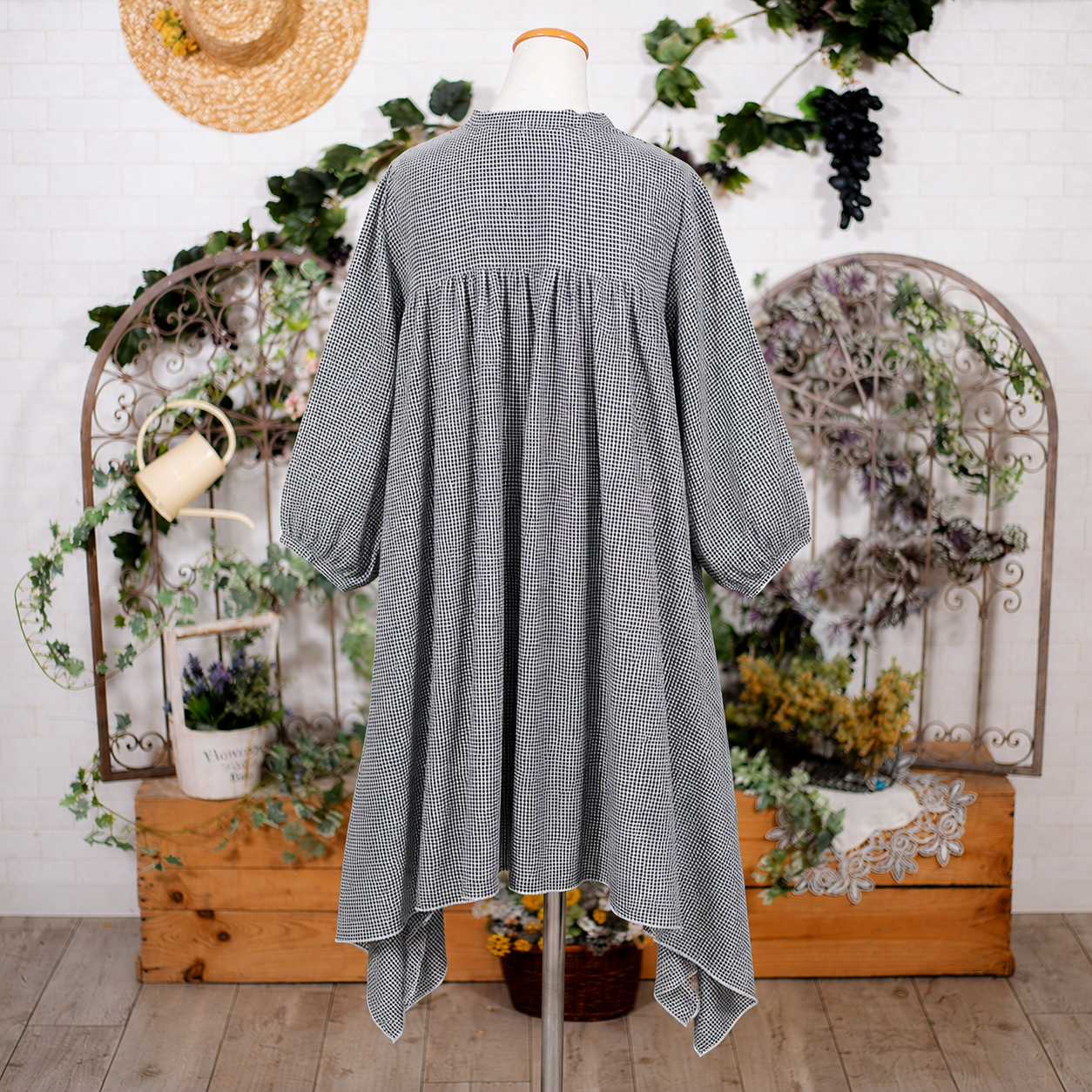【再入荷！】天使のブラウス　ギンガムチェック