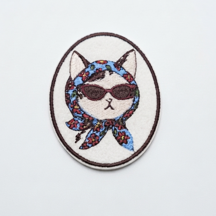 アニマル刺繍ワッペン