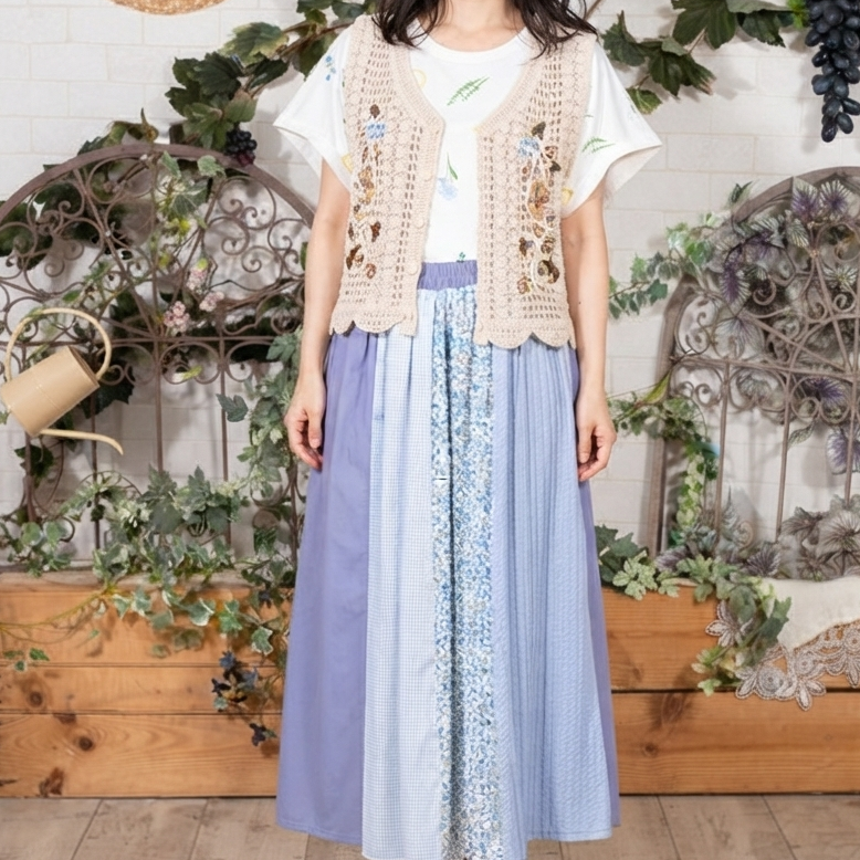 野花摘みのクロシェベスト