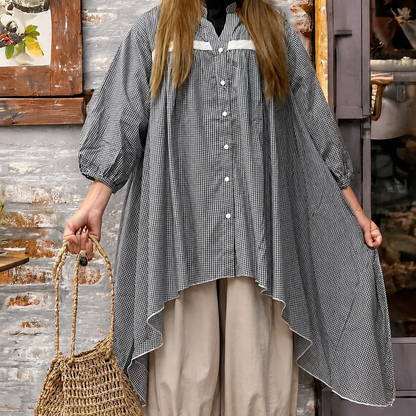 【再入荷！】天使のブラウス　ギンガムチェック